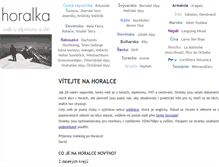 Tablet Screenshot of horalka.org